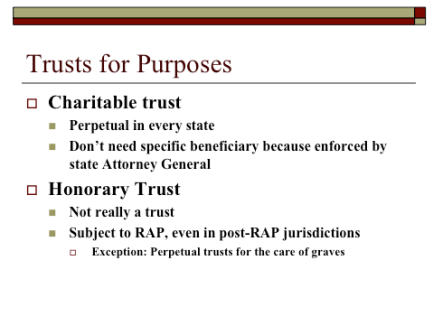 Trust for Purposes